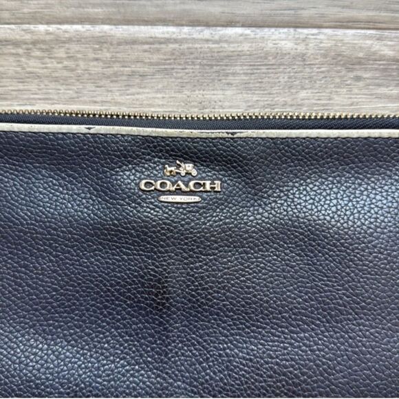 Coach Double Zip Leather Clutch Wallet - Picture 2 of 10